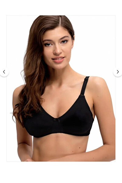 AYYILDIZ Women'S, Exclusive, Gathering Support, Non-Cupped, 100% Cotton, Bra