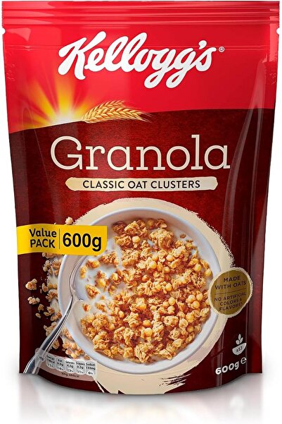 Kellogg's Granola Classic Oat Clusters 600g X 5