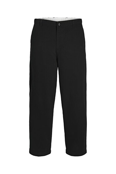 Jack & Jones Plus Τζόγκερ Μεγάλων Μεγεθών με Φαρδιά Γραμμή