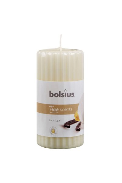 Bolsius Set 2 x Lumanare Stalp 120 x 58 mm Bolsius, Vanilie