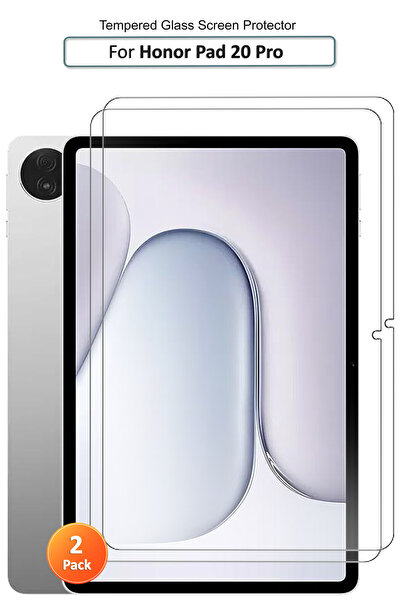Generic حزمة من قطعتين - واقي شاشة زجاجي مقوى فاخر لجهاز Honor Pad 20 Pro