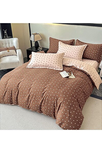 JOJO HOME Double Duvet Cover Set set, 6 pieces, bed sheet 245x250cm, with Pri...