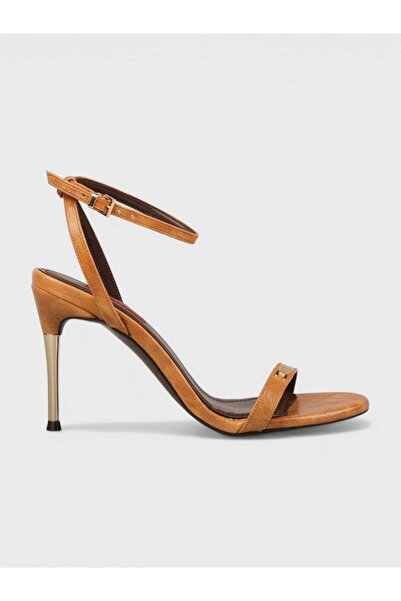 Sadık Yılmaz Women's summer 11cm chunky open-toe heels - 574 8112 - camel smo...