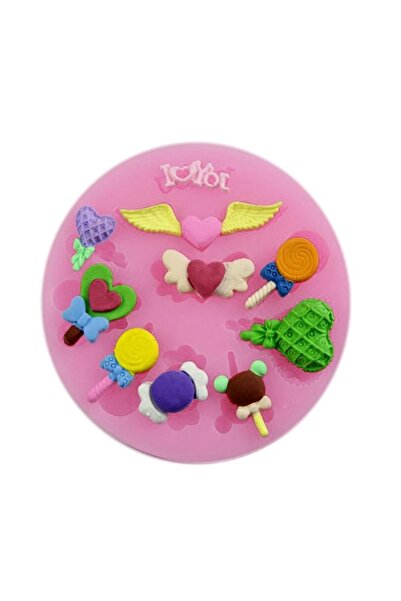 morlalem m 10Pcs Mini Objects, Winged Heart Candy I Love You Stickers Dashboa...