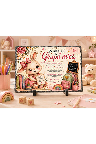 hiperborea Placă ardezie - Cadou pentru educatoare - Prima Zi la Grupa Mică (...