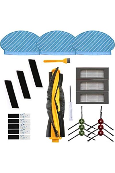 Morvena Picks Set de filtru cu perie laterală cu role pentru piesa aspiratoru...