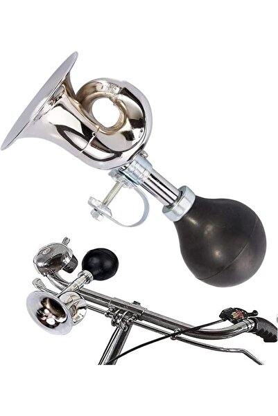 Morvena Picks Clopoței retro pentru bicicletă - Set de 2 bucăți (negru/argint...