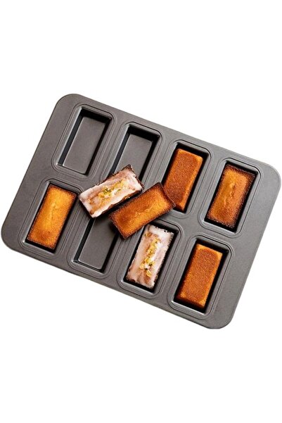 Morvena Picks Tăvi mici pentru copt, formă dreptunghiulară antiaderentă cu 8 ...