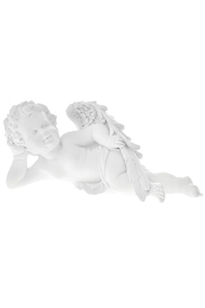 Iliadis Alexandros Înger din ceramică albă, 13.5X12.5X27.5 cm
