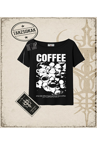 Tarzsokak Gothic & Grunge STREETWEAR COFFE DREAM majica sa lađastim izrezom
