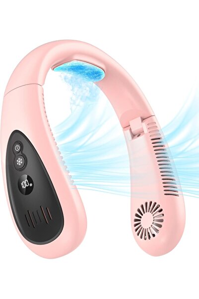 Morvena Picks Ventilator portabil de gât cu placă de răcire și rotație la 360...
