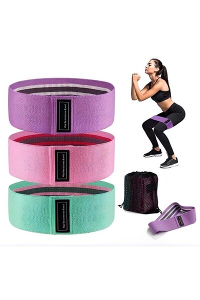 Morvena Picks Centură de fitness - Bandă de rezistență pentru acasă - Durabil...