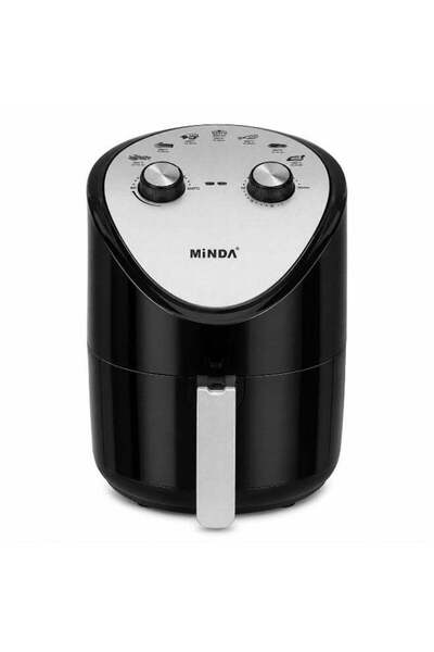 MINDA Oil-Free Air Fryer - Large Capacity Kitchen Air Fryer with Dual Dial Co...