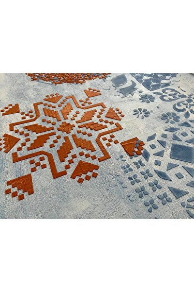 Eni Design Sablon decorativ reutilizabil 3D Best Romanian Folk 50x50cm (6130)