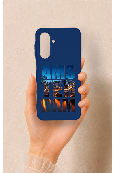 Vip Case Samsung A26 Compatible Amsterdam Patterned Silicone Case