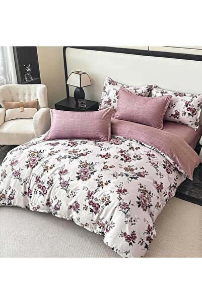 JOJO HOME Double Duvet Cover Set set, 6 pieces, Stretchy sheet for mattress 1...