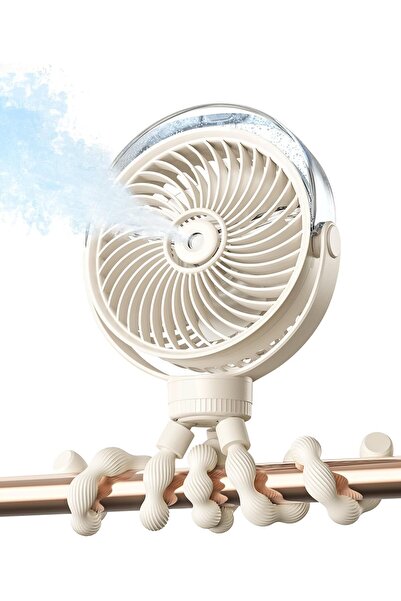 Morvena Picks Ventilator Beige Mist - Pentru cărucior - Ventilator portabil p...