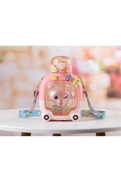 mykhediyevesanatatölyesi Teddy Bear Model Water Bottle Water Bottle 1000 ml B...