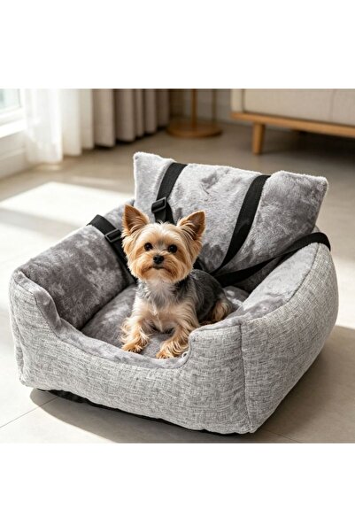 idei Car seat-bed for dogs with high backrest 55*55*33cm, made of canvas-like...