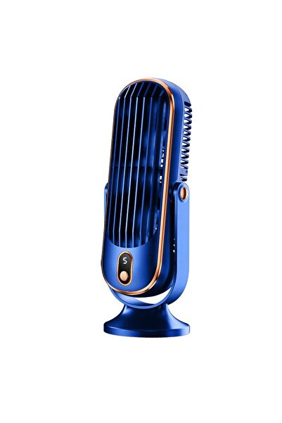 Morvena Picks Ventilator turn de birou - Albastru - 5 viteze - Ultra silențio...