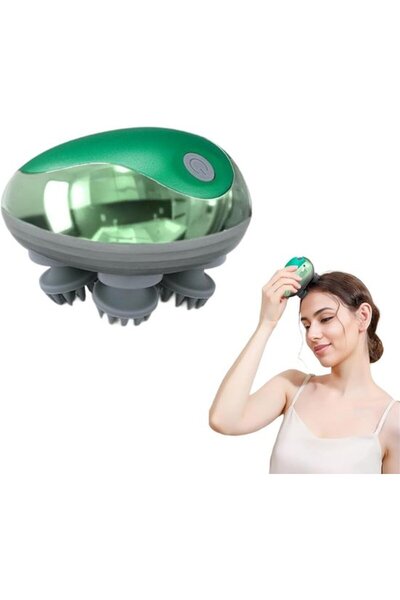 Morvena Picks Masajor pentru scalp – Masajor pentru cap – Masajor portabil re...