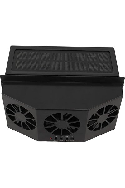 Morvena Picks Ventilator auto alimentat solar de 1.5W, cu trei orificii de ae...