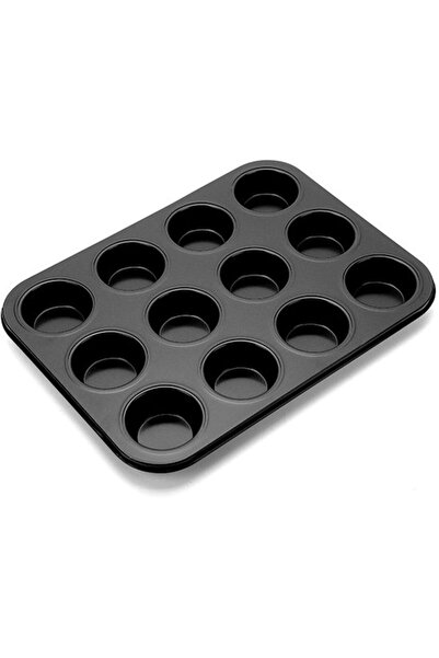 Morvena Picks Formă pentru brioșe - 12 compartimente - Tavă de copt pentru br...