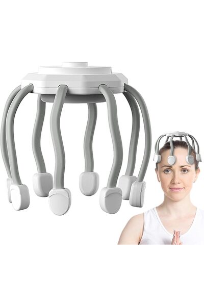 Morvena Picks Masajor electric pentru scalp, pentru relaxare, cu 2 piepteni d...