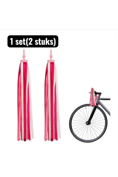 Morvena Picks Ciucuri și panglici colorate pentru biciclete de copii, set din...