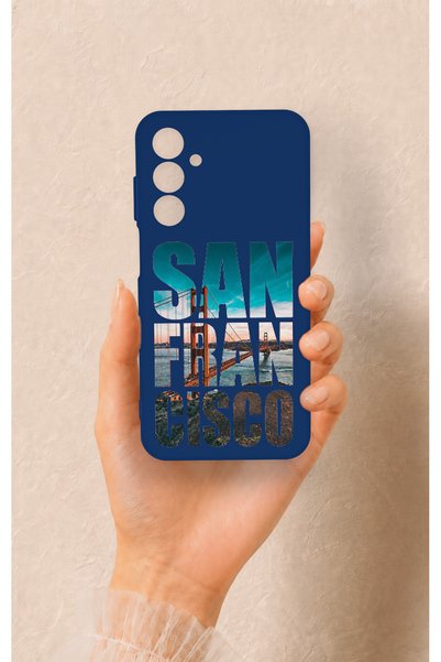 Vip Case Samsung A25 Compatible San Francisco Patterned Silicone Case
