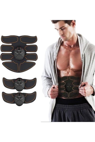 Morvena Picks Centură de fitness EMS pentru stimularea mușchilor abdominali, ...