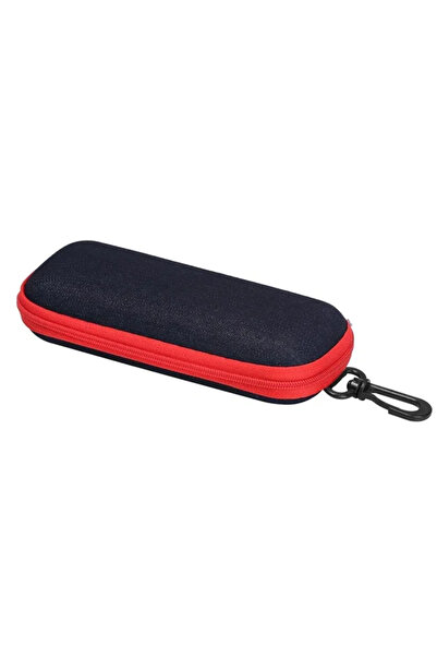 Choice red Jeans Fabric Glasses Case with Zipper, Sunglasses Protector, Grade...