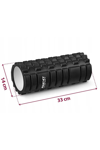 Neo-Sport Rolă de masaj compactă, impermeabilă, din spumă EVA, 14 x 33 cm, pentru fitness și recuperare