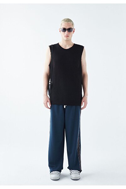 S13 Store Şerit Detaylı Baggy Eşofman Altı