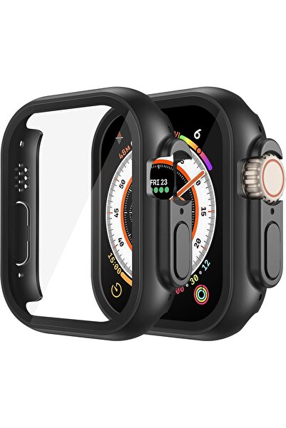 Choice 49mm Black 2-Pack Hard PC Case Built in Tempered Glass Compatible with...
