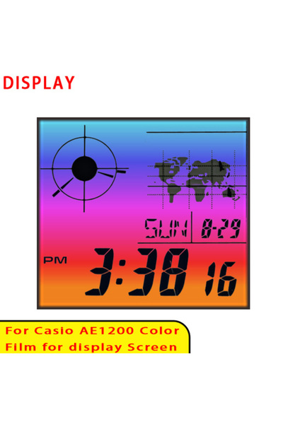 Choice48 2 pcs 27 Color Screen Filter Sets for Casio AE1200 Display Gradient ...