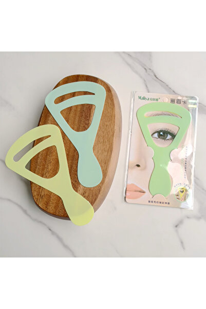 Choice Two packs Novice Eyebrow Positioning Card, Beginner Eyebrow Repair Str...