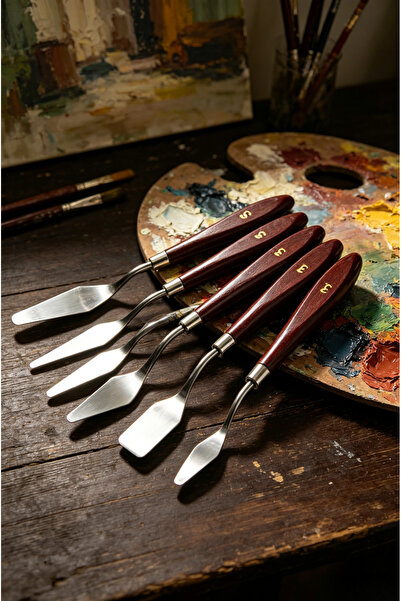 Generic Brand Premium 10pcs Professional Painting Knife Set Stainless Steel P...