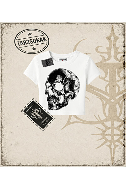 Tarzsokak Ženska majica za bebe CHROME SKULL