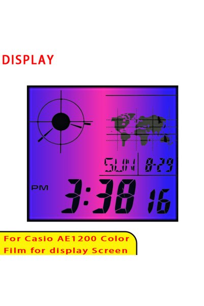 Choice70 2 pcs 38 Color Screen Filter Sets for Casio AE1200 Display Gradient ...