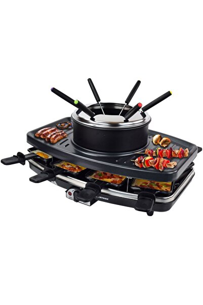 Syntrox Almanya Freiburg 3'ü 1 Arada 8 kişilik Raclette Izgara Fondü