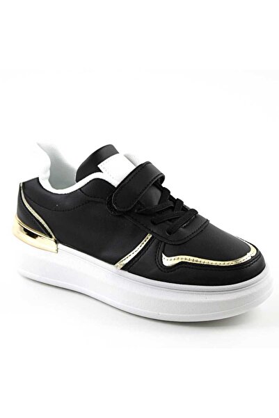 mm Pantofi sport pentru copii, cu talpa groasa H19-BLACK