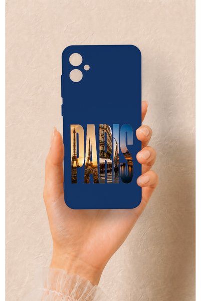 Vip Case Samsung A05 Compatible Paris Patterned Silicone Case