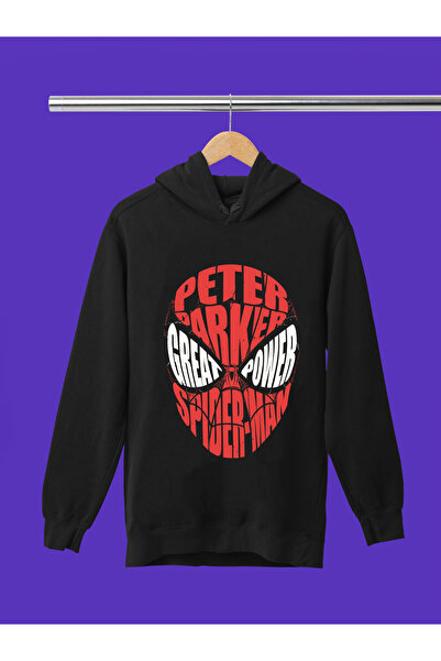 MAGORS Spider Man Printed 3-Yarn Quality Soft Texture Hooded Children's Sweat...