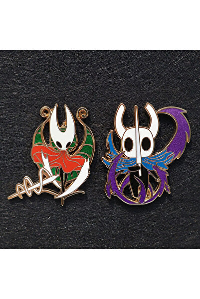 Choice 2pcs-set 2pcs/Set Hollow Knight Enamel Pins Cute Cartoon Metal Brooch ...