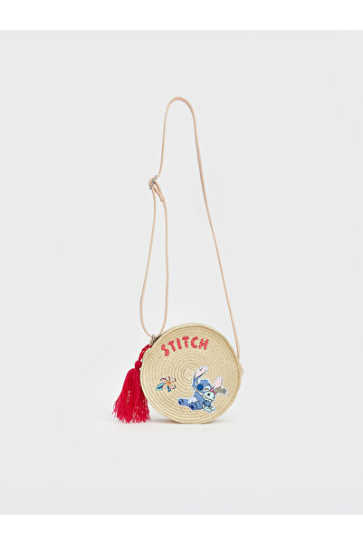 LC Waikiki Two Mt Shop Quality Stitch Embroidered Girls' Shoulder Bag