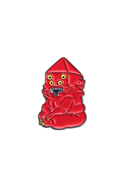 Choice16 QHXZ966 Comedy Comics And Animated Films Enamel Pin Creative Alien R...