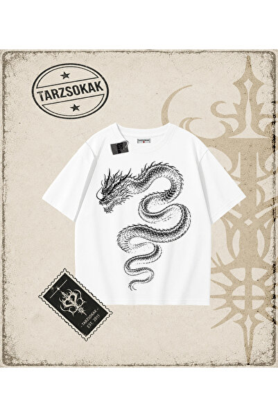 Tarzsokak Dragon Oversize Unisex Majica