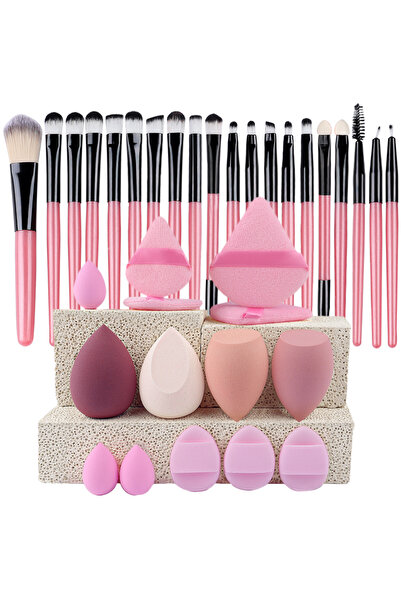 Choice7 YBS-20PK-14PK 20Pcs Makeup Brush Set Eyeliner Blending Cheeks Eye Cos...