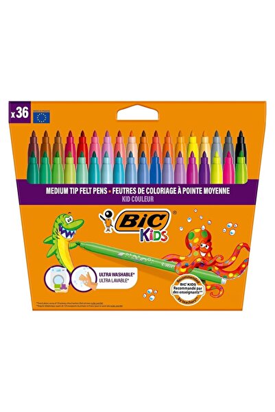 Bic Kids Kid Couleur Felt Tip Crayons 36 Colors